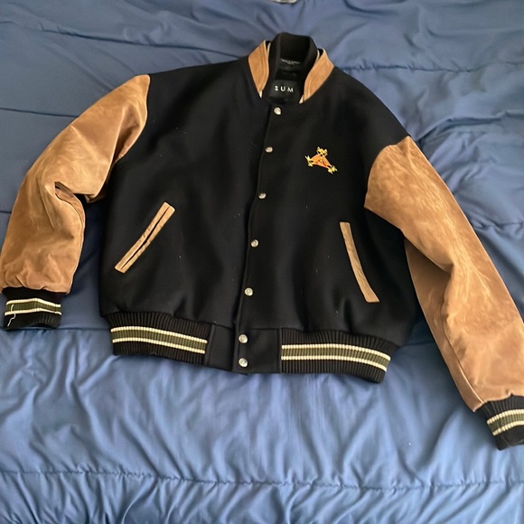 Sumac Jackets & Coats Sumac Varsity Jacket Size Large W Monte